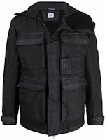 C.P. Company FW21 Black Logo Patch Puffer Jacket 11CM0W029A006022G C.P. Company FW21 Black Logo Patch Puffer Jacket 11CM0W029A006022G