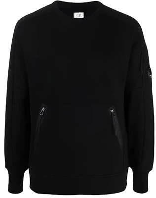 C.P. 컴퍼니 FW21 블랙 지퍼 포켓 풀오버 스웨트셔츠 11CMSS058A005086W999 Buy C.P. 컴퍼니 FW21 블랙 지퍼 포켓 풀오버 스웨트셔츠 11CMSS058A005086W999