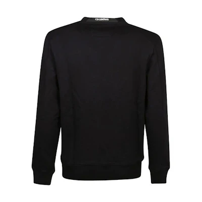 C.P. Company FW21 Cotton Logo Sleeve Sweatshirt Black 11CMSS055A-005086W-999
