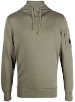 C.P. Company FW21 Green Logo Patch Sleeve Sweatshirt 11CMKN099A005805G-665 C.P. Company FW21 Green Logo Patch Sleeve Sweatshirt 11CMKN099A005805G-665