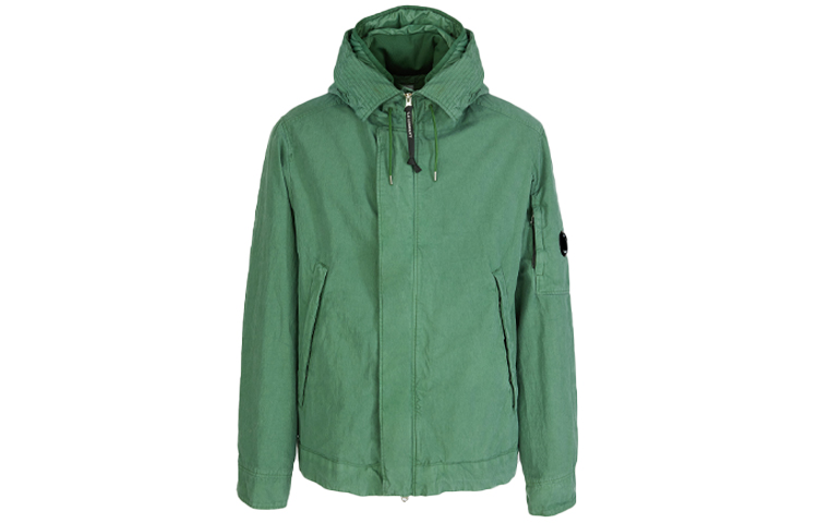 C.P. Company FW21 Green Zip-Up Loose-Fit Jacket 11CMOW210A005966G695