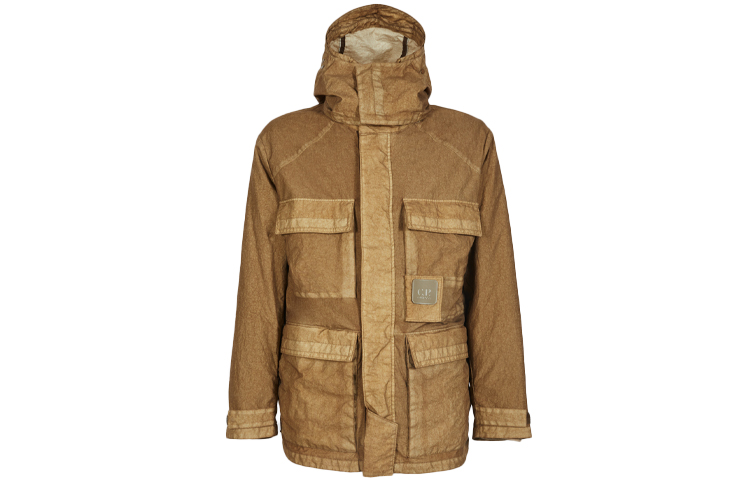 C.P. Company FW21 Metropolis CO-TED 4-Pocket Hooded Jacket Brown 11CMOW256A006022G-326