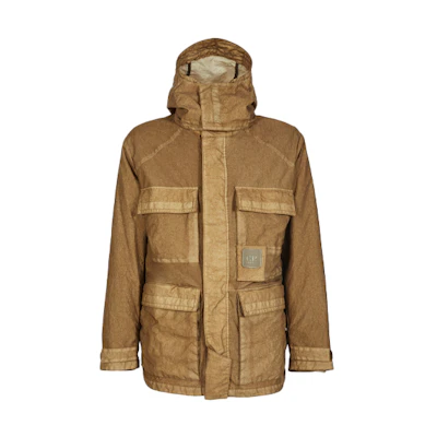 C.P. Company FW21 Metropolis CO-TED 4-Pocket Hooded Jacket Brown 11CMOW256A006022G-326