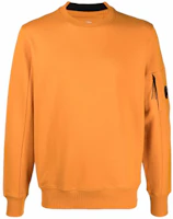 C.P. Company FW21 Solid Orange Long-Sleeve Crewneck Sweatshirt 11CMSS055A005086W436 C.P. Company FW21 Solid Orange Long-Sleeve Crewneck Sweatshirt 11CMSS055A005086W436