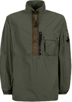 C.P. Company FW21 Solid Pocket Half-Zip Jacket Unisex Green 11CMOS154A005991G665 C.P. Company FW21 Solid Pocket Half-Zip Jacket Unisex Green 11CMOS154A005991G665