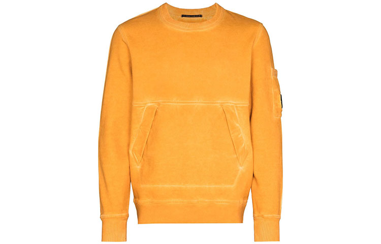 C.P. Company FW21 Tie-Dye Crewneck Sweatshirt Orange () 11CMSS290A006090S