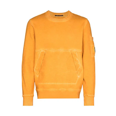C.P. Company FW21 Tie-Dye Crewneck Sweatshirt Orange () 11CMSS290A006090S