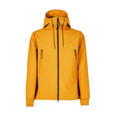 C.P. Company FW21 Yellow Hooded Long Sleeve Jacket 11CMOW002A006097A436