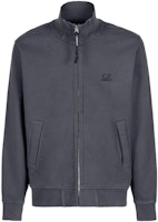 C.P. Company FW22 Grey Knit Zip-up Jacket with Embroidered Logo. 13CMSS312A006372G985 C.P. Company FW22 Grey Knit Zip-up Jacket with Embroidered Logo. 13CMSS312A006372G985