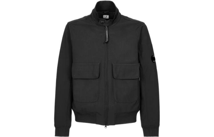 C.P. Company FW22 Black Classic Pocket High-Neck Jacket 13CMOW085A006097A999