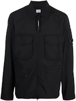 C.P. Company FW22 Black Long Sleeve Utility Shirt Jacket 13CMOS193A005782M999 C.P. Company FW22 Black Long Sleeve Utility Shirt Jacket 13CMOS193A005782M999