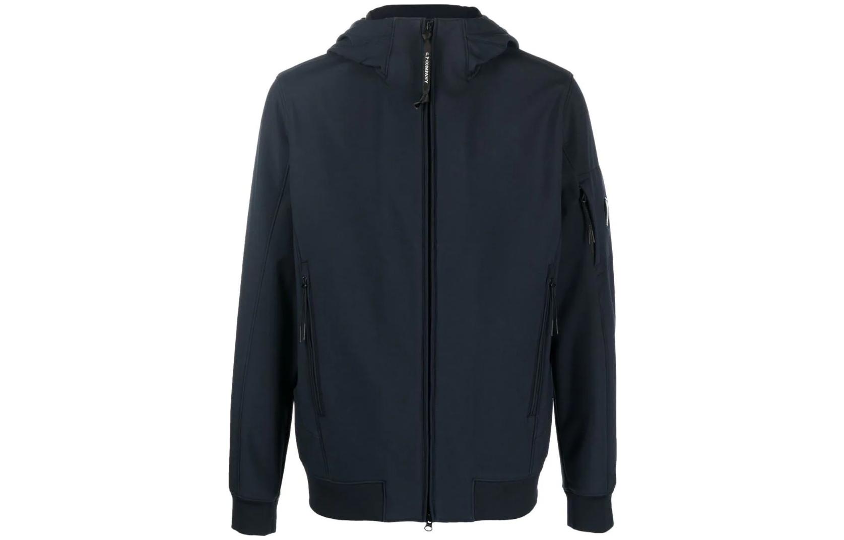 C.P. Company FW22 Blue Zipper Hoodie Jacket 13CMOW003A006097A888