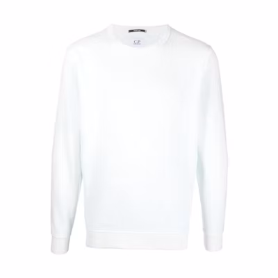 C.P. Company FW22 Fleece Cotton Sweatshirt Light Blue 12CMSS263A005398S820