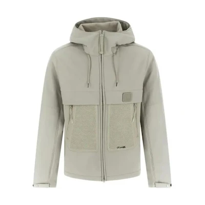 C.P. Company FW22 Gray Full-Zip Hooded Jacket 13CMOW084A006097A118