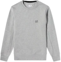 C.P. Company FW22 Grey Embroidered Logo Crewneck Sweatshirt 11CMSS055B-005086W-M93 C.P. Company FW22 Grey Embroidered Logo Crewneck Sweatshirt 11CMSS055B-005086W-M93