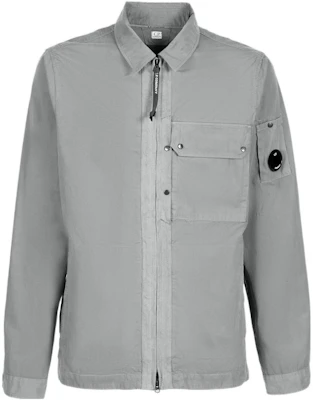 C.P. Company 男士FW22灰色徽标长袖夹克 13CMSH189A006069G939 Buy C.P. Company 男士FW22灰色徽标长袖夹克 13CMSH189A006069G939