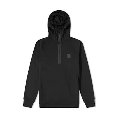 C.P. Company FW22 Half-Zip Pullover Sweatshirt Black 11CMSS065A-005086W-999