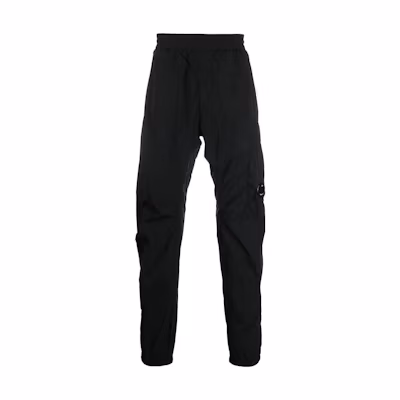 C.P. Company FW22 High-Waist Pleated Straight Fit Casual Pants Black Men. 13CMPA247A005904G999