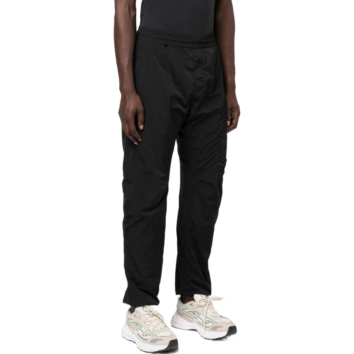 Purchase C.P. Company Celana Panjang Kasual Fit Lurus High-Waist Hitam Pria FW22. 13CMPA247A005904G999