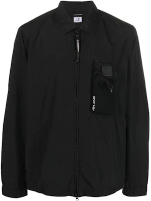 C.P. Company FW22 网袋拉链长袖衬衫夹克 黑色 13CMOS129A005991G999 Buy C.P. Company FW22 网袋拉链长袖衬衫夹克 黑色 13CMOS129A005991G999