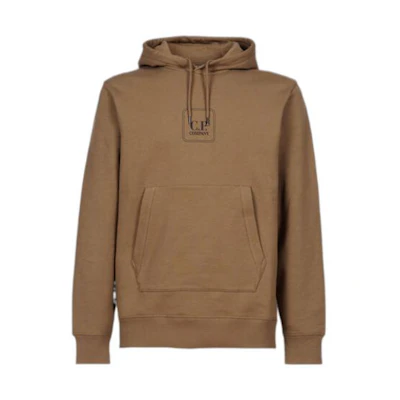 C.P. Company FW22 Metropolis Diagonal Fleece Brown Hoodie Collection 13CMSS219A005086W318