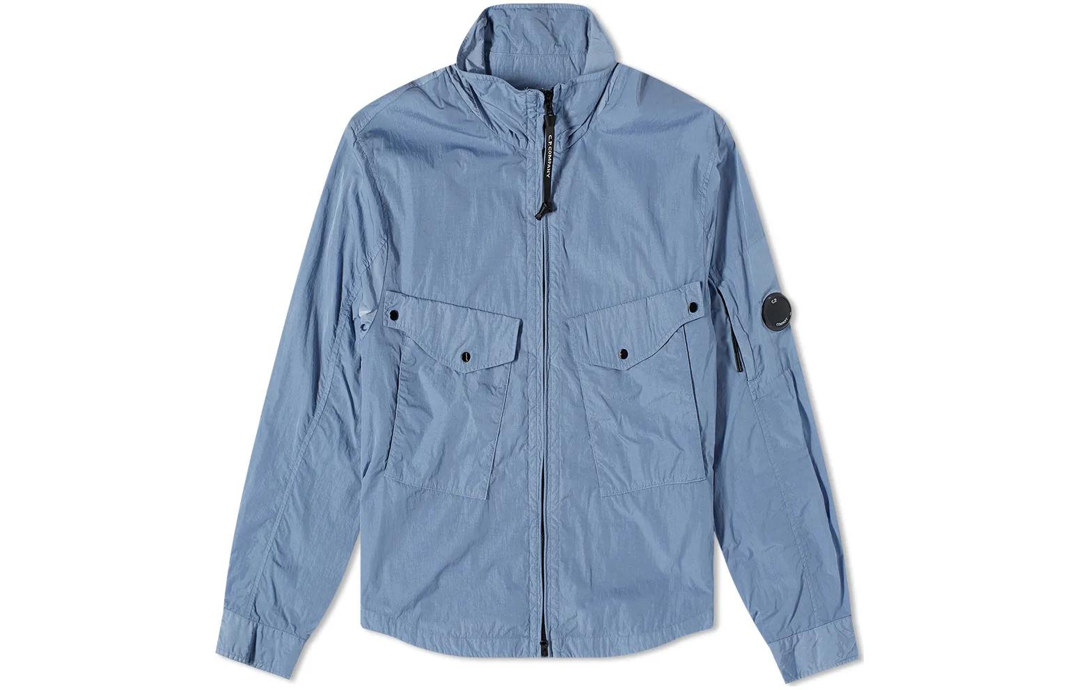 C.P. Company FW22 Multi-Pocket Zipper Jacket Blue 13CMOS047A-005904G-843
