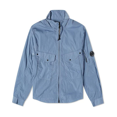 C.P. Company FW22 Multi-Pocket Zipper Jacket Blue 13CMOS047A-005904G-843