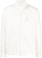 C.P. Company FW22 Plain Casual Zip Jacket White () 12CMSH127A002824G103 C.P. Company FW22 Plain Casual Zip Jacket White () 12CMSH127A002824G103