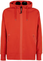 C.P. Company FW22 Red Goggle Zip-Up Hoodie Jacket 13CMSS082A005086W-455 C.P. Company FW22 Red Goggle Zip-Up Hoodie Jacket 13CMSS082A005086W-455