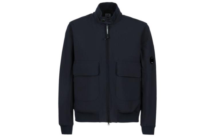C.P. Company FW22 Solid Color Zip-Up Jacket Blue () 13CMOW085A006097A888