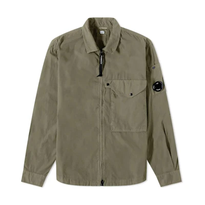C.P. Company FW22 Solid Lens Zip Jacket Green 13cmsh183a-002824g-GREEN