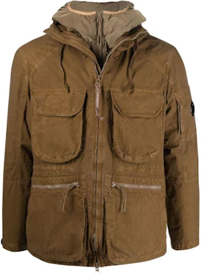 C.P. Company FW22 Solid Pocket Hooded Jacket Mens 13CMOW092A006237G318 Buy C.P. Company FW22 Solid Pocket Hooded Jacket Mens 13CMOW092A006237G318