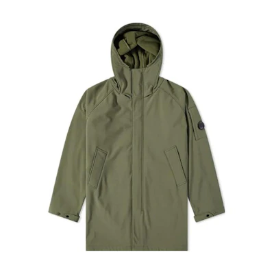 C.P. Company FW22 Solid Softshell Jacket Green 11CMOW105A-006097A-665