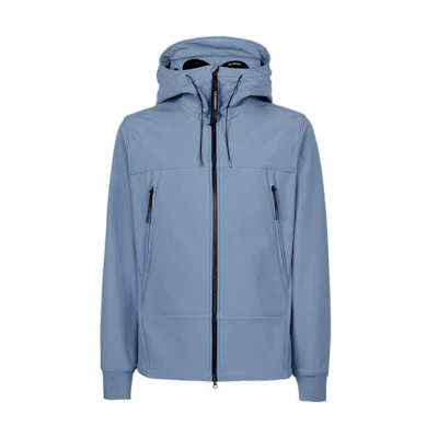 C.P. Company FW22 Solid Zip Hoodie Jacket Deep Blue 13CMOW002A006097A843