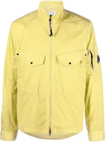 C.P. Company FW22 Yellow Zip-Up Pocket High-Collar Jacket for Men 13CMOS047A005904G-249 C.P. Company FW22 Yellow Zip-Up Pocket High-Collar Jacket for Men 13CMOS047A005904G-249