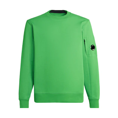 C.P. Company FW23 Classic Green Lens Detail Crewneck Sweatshirt 15CMSS022A005086W617