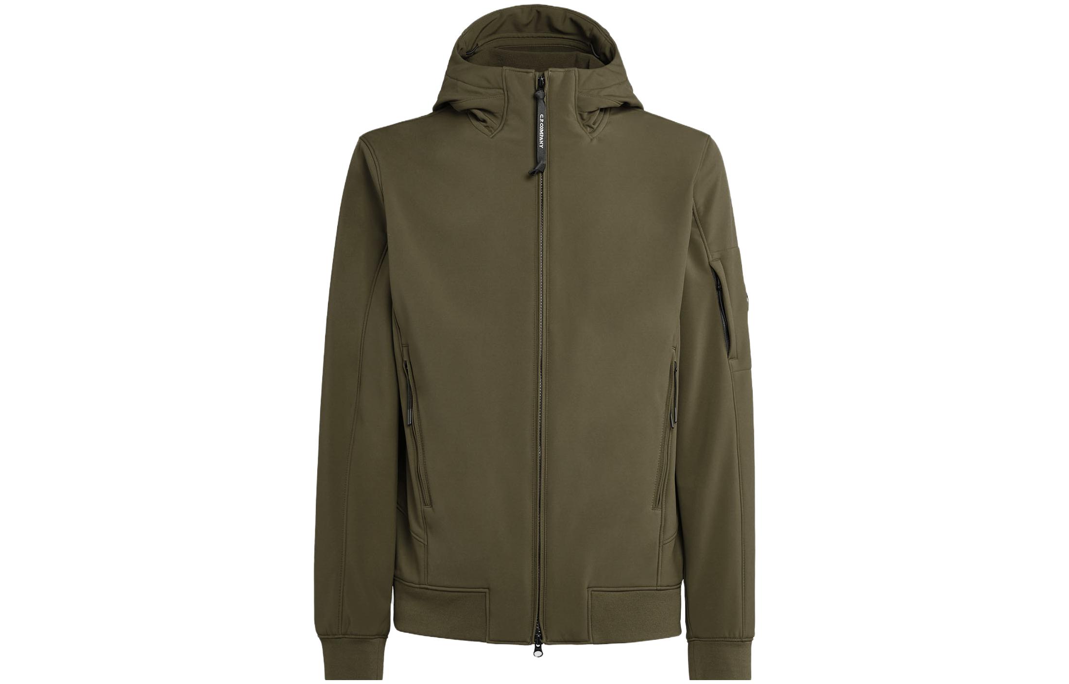 C.P. Company FW23 CP Shell-R Full-Zip Hooded Jacket Ivy Green 15CMOW003A006097A683