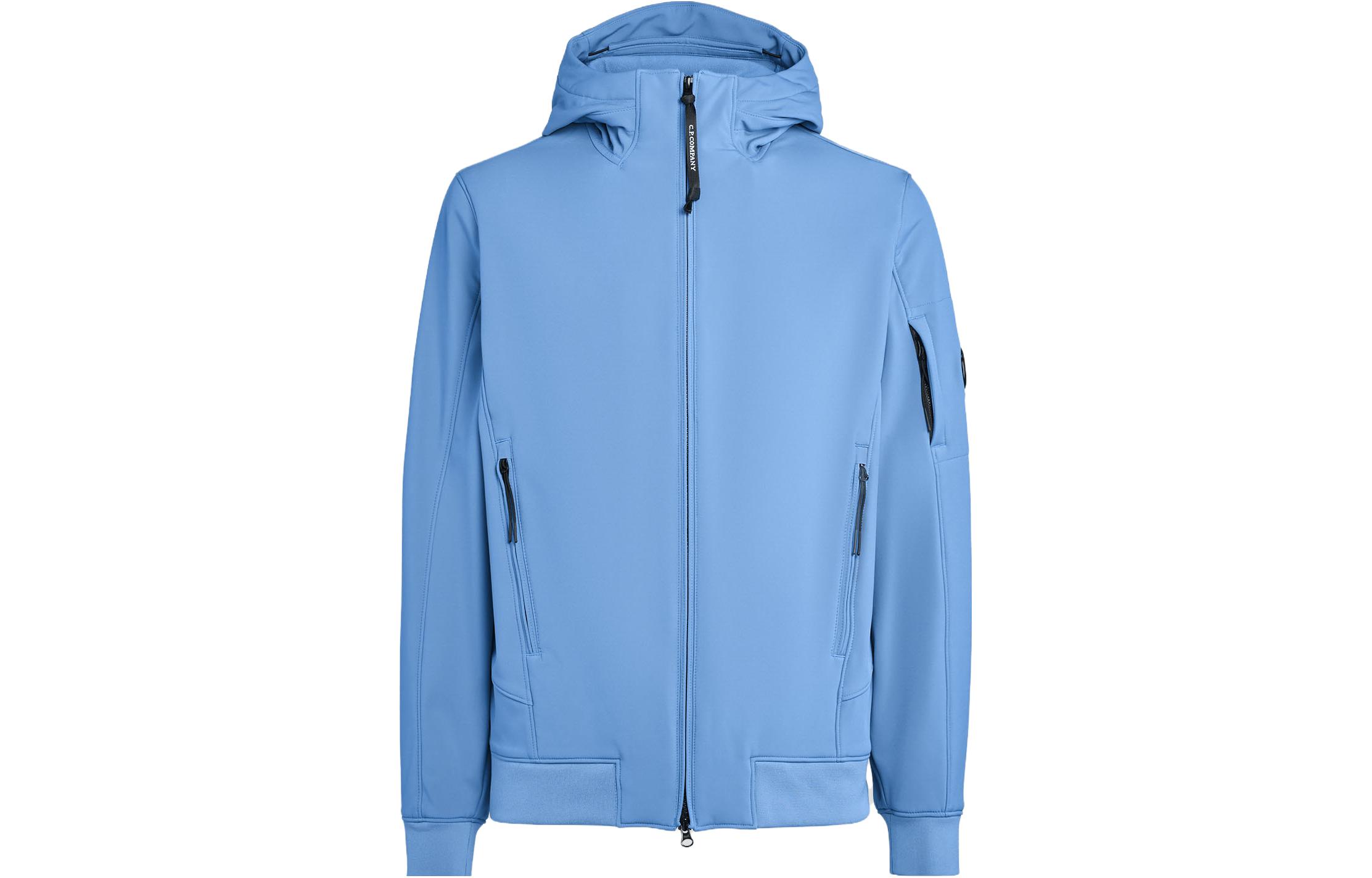 C.P. Company FW23 CP Shell-R Full-Zip Hoodie Jacket Men’s Blue 15CMOW003A006097A818