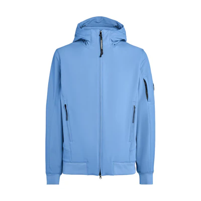 C.P. Company FW23 CP Shell-R Full-Zip Hoodie Jacket Men’s Blue 15CMOW003A006097A818