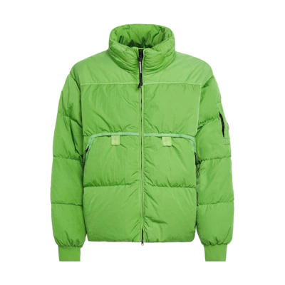 C.P. Company FW23 Eco-Chrome R Green Full-Zip Hidden Hood Jacket 15CMOW175A006369G617