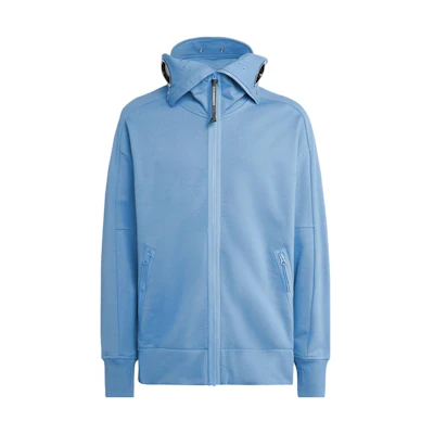 C.P. Company FW23 Full-Zip Goggle Hoodie Sky Blue 15CMSS062A005086W818