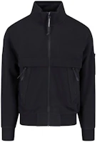 C.P. Company FW23 Full-Zip Kangaroo Pocket High Collar Sweatshirt Black 15CMSS132A005086W999 C.P. Company FW23 Full-Zip Kangaroo Pocket High Collar Sweatshirt Black 15CMSS132A005086W999