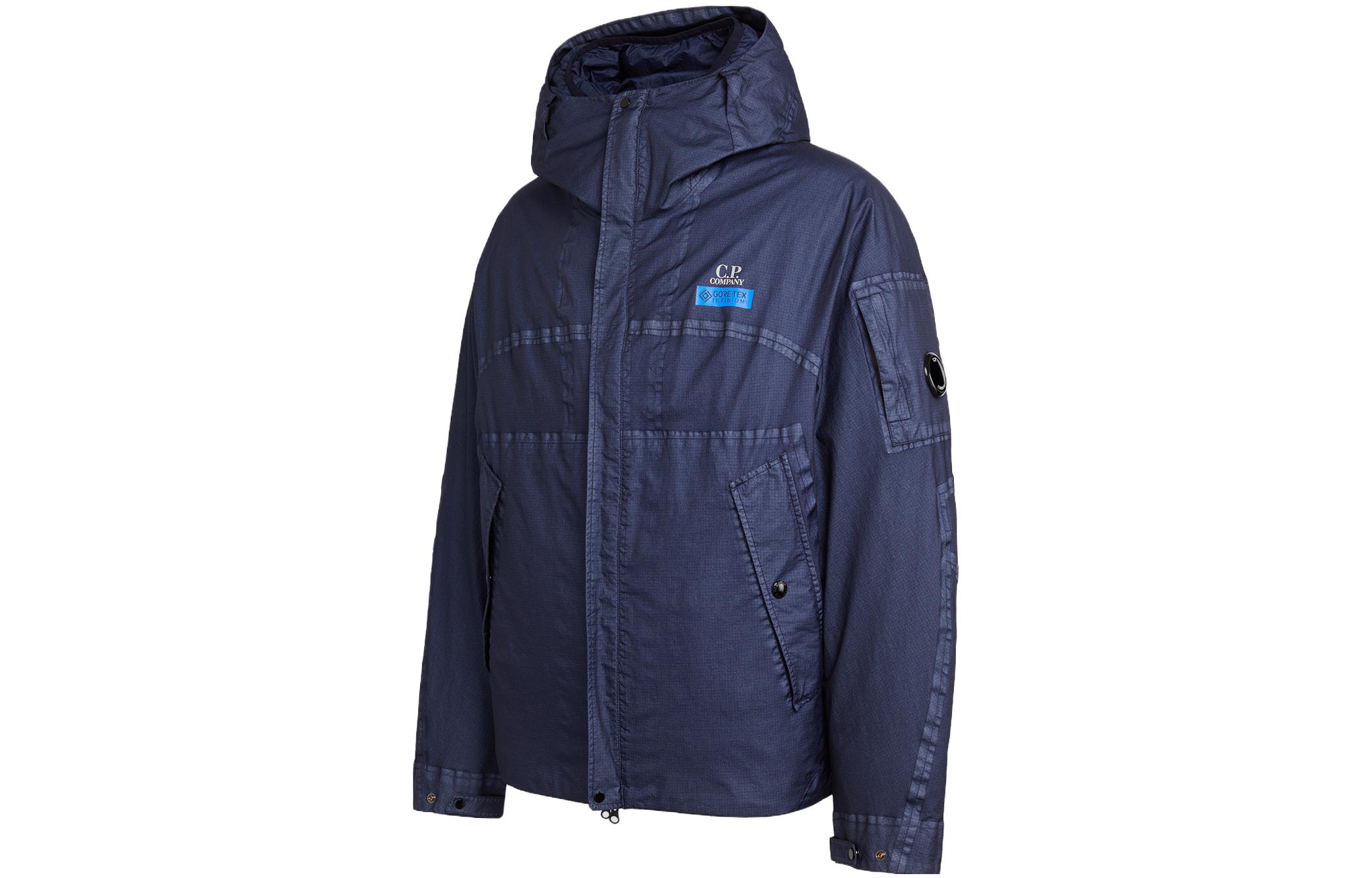 Purchase C.P. 컴퍼니 FW23 고어 G 풀집 후드 탈착 재킷 남성 블루. 15CMOW104A006366G880