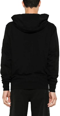 C.P. カンパニー FW24 ブラック フーデッド ジップアップ スウェットシャツ CMSS057A002246G999 Purchase C.P. カンパニー FW24 ブラック フーデッド ジップアップ スウェットシャツ CMSS057A002246G999