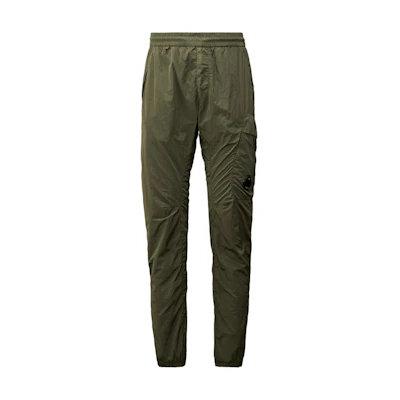 C.P. Company FW24 Green Lens Detail Logo Patch Elastic Waist Pants CMPA247A005904G674