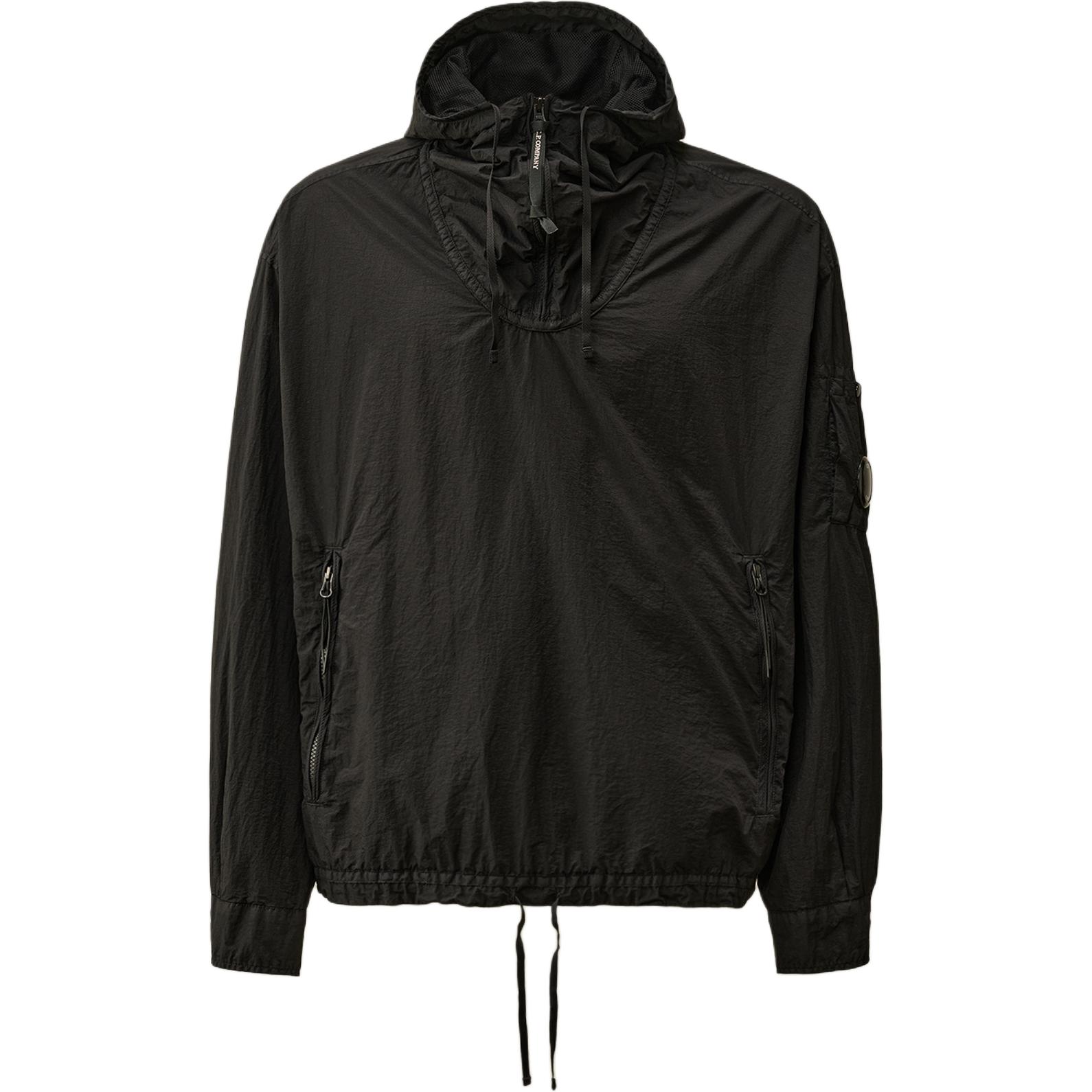 C.P. Company FW24 Black Lens Detail Oversized Hoodie Long Sleeve CMOS107A005783G999