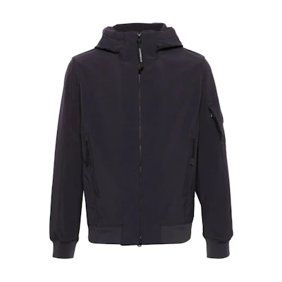 C.P. Company FW24 Deep Purple Hooded Jacket with Zipper Pockets CMOW013A006097A-PURPLE