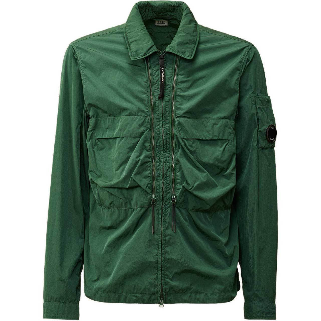 C.P. Company FW24 Duck Green Relaxed Fit Full-Zip Long Sleeve Jacket Men CMOS013A005904G649