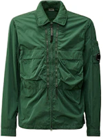 C.P. Company FW24 Duck Green Relaxed Fit Full-Zip Long Sleeve Jacket Men CMOS013A005904G649 C.P. Company FW24 Duck Green Relaxed Fit Full-Zip Long Sleeve Jacket Men CMOS013A005904G649