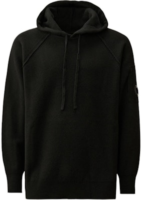 C.P. 컴퍼니 FW24 고글 디테일 후드 래글런 슬리브 스웨터 남성 블랙 CMKN149A110149A999 Order C.P. 컴퍼니 FW24 고글 디테일 후드 래글런 슬리브 스웨터 남성 블랙 CMKN149A110149A999